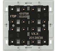 Module bouton-poussoir Jung 4212TSM 1 fois, fixation à vis, 24VAC/DC, 20mA, t...