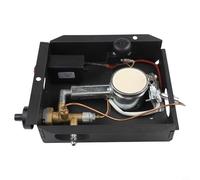 Module brûleur de rechange 47 000 BTU pour chauffage de terrasse en tube de verre à 4 côtés (propane) avec valve de régulation, thermocouple et protection anti-basculement, kit de radiateur en métal
