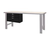 Module caisson 3 tiroirs pour établi charge lourde KS TOOLS - 865.0202-1