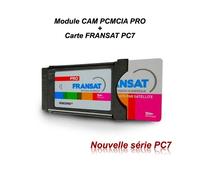 Module CAM PCMCIA PRO HDME + Carte FRANSAT pour Collectivité Immeuble Habitat - Gris G