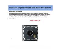 Module Caméra USB 1 MP 720p, 60 Images par Seconde, Grand Angle de 90, Sans Distorsion, Aucun Pilote Requis pour la Reconnaissance Faciale