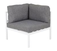 Module Canapé d'Angle de Jardin "Copacabana" 74cm Blanc