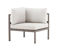 Module Canapé d'Angle de Jardin "Copacabana" 74cm Marron