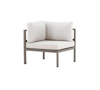 Module Canapé d'Angle de Jardin "Copacabana" 74cm Marron