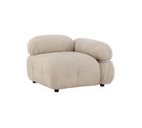 Module Canapé d'Angle Gauche "Mika" 95cm Beige