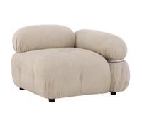 Module Canapé d'Angle Gauche "Mika" 95cm Beige