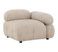 Module Canapé d'Angle Gauche "Mika" 95cm Beige