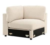 Module Canapé d'Angle "Salerno" 99cm Beige Beige