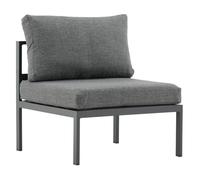 Module Canapé de Jardin "Copacabana" 74cm Noir