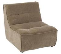 Module Canapé Matelassé "Grid" 97cm Taupe Foncé
