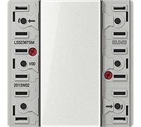 Module capteur de touche Jung LS5236TSM - 24 V AC/DC, 20 mA, 3 canaux, 6 poin...