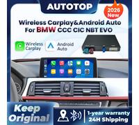 Module CarPlay Android Auto sans fil pour système BMW NBT CIC CCC EVO Série 1 2 3 4 5 6 7 X1 X3 X4 X5 F20 F21 F30 F31 F34 F10 F48 F25 F26 F15 F10 E84 E60 E90 Mini BT GPS Mirror Link Intégration OEM CI