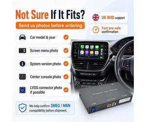 Module CarPlay AUTOTOP pour Peugeot Citroën DS SMEG C4 C5 DS3 DS4 DS5 208 308 508 3008 5008, interface sans fil CarPlay Android Auto, conserve l'écran d'usine, la radio et les commandes au volant, Man
