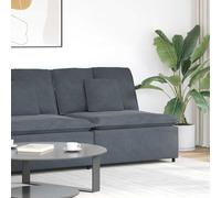 Module central de canapé modulaire coussins gris foncé 100 cm vidaXL