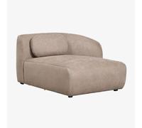 Module chaise longue droit pour canapé modulaire en chenille Coquette