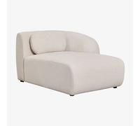Module chaise longue droit pour canapé modulaire en chenille Coquette