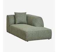 Module chaise longue droit pour canapé modulaire tapissé Cardea