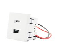 Module Chargeur USB Shelly Wall Display Stand 20W Blanc
