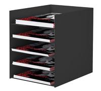 Module classement paperflow 5 cases polystyrène hauteur case 56mm 318x258x325mm coloris noir