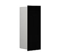 emco asis modules pure - Module pour collecteur de déchets modèle encastré, façade en verre, 170 x 436 mm, 975527512, Couleur: Noir