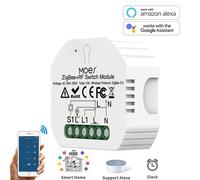 Module commutateur d'éclairage intelligent Tuya ZigBee 3.0, vie intelligente/télécommande sans fil Tuya, fonctionne avec Alexa Google Home pour commande vocale