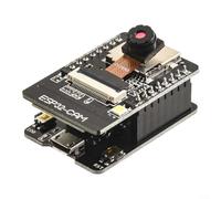 Module compact ESP32-CAM avec processeur double cœur, Bluetooth intégré et Wi-Fi, antenne 2,4 G pour une connexion stable, interface micro-USB, support de carte TF, idéal pour les projets