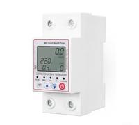 Module Connecté Rail Din pour Alexa Google Home | Surveillance pour temps réel, pour affichage LCD clair, contrôle via app, compatible 230V, sécurité maximale