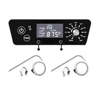 Module contrôleur de température pour grills à granulés verticaux PitBoss PBV3P1 PBV4PS1 PBV5P1 avec plage de réglage de 150 °C à 200 °C (contrôleur + pièces)