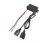 Module convertisseur CC vers CC pour voiture 12 V vers 5 V avec deux ports de sortie USB, puissance de 15 W, protection contre la surchauffe et prévention des courts-circuits pour l'électronique du