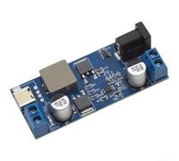 Module convertisseur DC-DC 9 V-36 V vers 5,2 V 6 A 30 W Régulateur de tension abaisseur avec port USB de charge rapide pour iPhone pour systèmes de contrôle industriels Android Bleu (port)