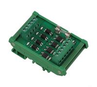 Module convertisseur de signal 4 Ch NPN/PNP 1,8-24 V DIN Rail Mount PLC Industrial Control Board avec isolation optocoupleur pour systèmes d'automatisation