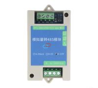 Module convertisseur de signal analogique RS485 2/4 canaux, pour modbus RTU résolution 12 bits, sortie 0-20 mA/0-5 V/0-10 V, DC 5-30 V alimenté pour l'acquisition de données industrielles (2 canaux 0