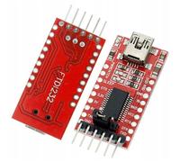 Module Convertisseur USB-UART FT232RL - Interface RS232 TTL | 3,3V/5V | LED | MiniUSB | Compatible Windows