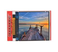 Module d’Affichage TFT Couleur 128 x 128 à écran LCD sériel Rouge de 1,44 Pouce, Module LCD TFT sériel SPI avec Circuit intégré Pilote ST7735, Remplacement de Mise à Niveau en