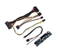 Module d’Alimentation 120 W, 12 V CC, Alimentation ATX pour Mini PC, HTPC et boîtier ITX, avec connecteur ATX 24 Broches et câble d’entrée CC, condensateur Solide Industriel,