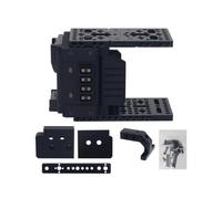 Module d’Extension de Cage caméra, Compatible avec Sony, FX3 FX30 | Affichage de tension, alliage d’aluminium et PLA, 1 module + 1 kit d’extension poignée XLR(No XLR Handle Kit)