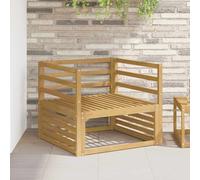 vidaXL Module d'accoudoirs 2 pcs Blanc 79 x 4 x 73 cm, Module de siège Confortable, Accessoires de canapé résistants, mobilier extérieur, accoudoir en Bois