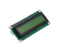 Module d'affichage LCD 1602 16 x 2 caractères rétroéclairé bleu ou jaune-vert avec interface I2C pour Arduino et Raspberry Pi, tension de fonctionnement 5 V, pour plaque (D)