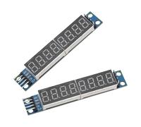 Module d'affichage LED à 8 chiffres avec puce pilote simplifiant la conception du circuit pour projets de prototypage Unité d'affichage LED
