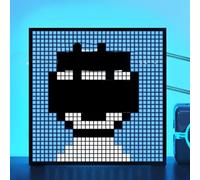 Module d'affichage LED pixel, écran RVB programmable 16 x 16 avec contrôle par application pour projets de bricolage, compatible avec iDotMatrix, noir (32 x 32)