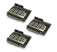 Module d'affichage numérique à tube 4 bits pour microcontrôleur électronique avec LED haute luminosité, câblage facile, affichage compatible