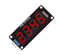 Module d'affichage numérique compact à 4 chiffres 1,4 cm TM1637 Tube LED pour horloges électroniques et applications industrielles Module d'affichage d'horloge