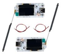 Module d'affichage OLED 2,4 cm assemblé ESP32 ESP-32S WiFi Bluetooth Lora Carte de développement Antenne émetteur-récepteur SX1276 915 MHz 868 MHz IOT pour Arduino Smart Home DIYmall