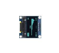 Module d'affichage polyvalent de 2,4 cm - Écran 128 x 64 pour gadgets d'instruments intelligents - Super contraste élevé - Points lumineux - Module d'affichage OLED