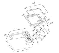 Module d'affichage repère 16871S - Four micro-ondes (EBR81500927 LG)
