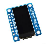 Module d'affichage TFT 0,96" avec interface et pilote ST7735, résolution 80 x 160 adaptée à l'intégration électronique