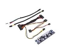 Module d'alimentation à Broches d'entrée 19 V DC Alimentation DC-ATX DC 24 Broches ATX à 12V AUX pour la Protection Contre Les surtensions informatiques Mini ITX