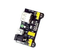 Module d'alimentation compatible platine d'expérimentation 5 V et 3,3 V - Sortie commutable pour projets électroniques MB102 - Alimentation amovible