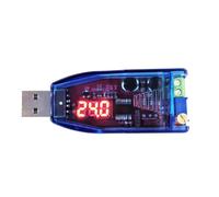 Module d'alimentation DC-DC 5 V vers 1-24 V USB Step Up Down pour convertisseur Boost et Buck avec affichage LED pour une tension de sortie réglable, tube numérique à 3 chiffres, vert ou rouge, 70 x