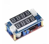 Module d'alimentation réglable 5 A Régulateur de tension à courant constant Pilote LED avec voltmètre ampèremètre numérique pour communication de niveau TTL pour batterie au lithium